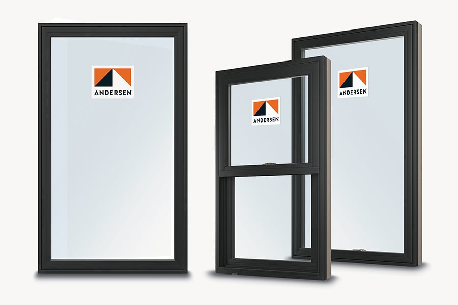 100 Series windows on display